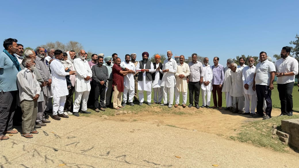 Deputy Speaker Mr. Rodi inaugurated the project of using pond water for irrigation at a cost of more than 13 lakhs.